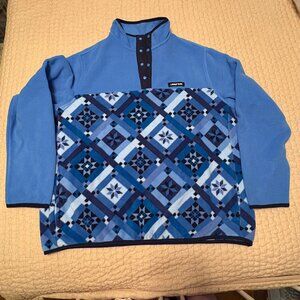 Women's Heritage Fleece Snap Neck Pullover - NIP - Size: Petite Large